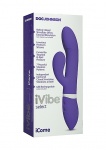 Wibrator Silikonowy Fioletowy KRÓLICZEK -6027-14-BX - iVibe Select - iCome - Purple