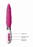 WIBRATOR stymulator ŁECHTACZKI Athos ładowany - Athos Rechargeable - Pink