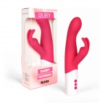 SexShop - Wibrator typu króliczek z główką - Tickler Vibes Ruby Rabbit Toyfriend Vibrator  - online