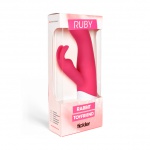 SexShop - Wibrator typu króliczek z główką - Tickler Vibes Ruby Rabbit Toyfriend Vibrator  - online