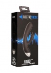 Wibrator z ELEKTROSTYMULACJĄ łechtaczki  - E-Stimulation Rabbit Vibrator - Black