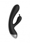 Wibrator z ELEKTROSTYMULACJĄ łechtaczki  - E-Stimulation Rabbit Vibrator - Black
