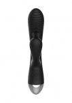 Wibrator z ELEKTROSTYMULACJĄ łechtaczki  - E-Stimulation Rabbit Vibrator - Black