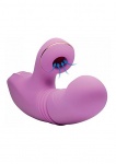 Wibrator z funkcją ssania łechtaczki - Ssący króliczek - Shegasm Pro-Thrust Thrusting Suction Rabbit - AF896