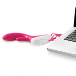 SexShop - Wibrator z obrotową główką - Nexus Femme Bisous Vibrator  - online
