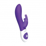 SexShop - Wibrator z rotującą główką - The Rabbit Company The Rotating Rabbit Fioletowy - online