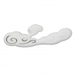 SexShop - Najlżejszy Wibrator ze stymulaorem łechtaczki - Sky by Ave Alto L Rabbit Vibrator Biały - online