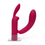SexShop - Wibrator ze stymulatorem łechtaczki - Tickler Vibes Bossy Doubletickler Vibrator  - online