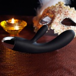 SexShop - Wibrator ze stymulatorem - Svakom Alice Rabbit Vibrator Czarny - online