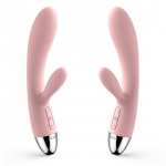 SexShop - Wibrator ze stymulatorem - Svakom Alice Rabbit Vibrator Różowy - online