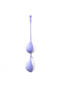 SexShop - Wibrujące dwukolorowe kulki stymulujące Vibe Therapy – Terah Purple fioletowo białe - online