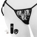 Sexshop - The Screaming O Charged Remote Control Panty Vibe  Czarny - Wibrujące majteczki ze stymulatorem - online