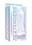 Przedłużka penisa z wibracjami -  IC2509-2 - Vibrating Sextenders - Contoured
