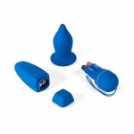 SexShop - Wibrujący bezprzewodowy korek analny - B Swish bfilled Classic  Niebieski - online