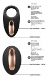 Wibrujący pierścień na penisa Poise - Dual Vibrating Toy - Poise - Black