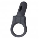 Sexshop - Bold Shepherd Cock Ring Black  - Innowacyjny wibrujący pierścień na penisa - online