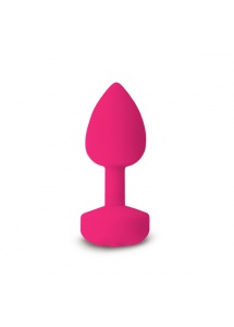 SexShop - Wibrujący plug analny ładowany - Fun Toys Gplug Small Różowy - online