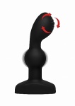 Wibrujący stymulator prostaty 7X P-SPIN z wirującymi koralikami - Czarny AG254 - 7X P-SPIN Vibrating Prostate Stimulator with Spinning Beads - Bl
