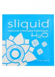 Sexshop - Sliquid Naturals H2O Lubricant 5 ml SASZETKA - Wodny środek nawilżający - online