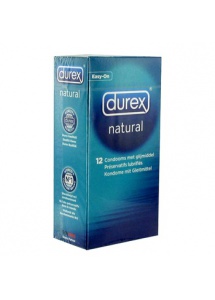 SexShop - Wygodne prezerwatywy Durex Natural Condoms 12 sztuk - online