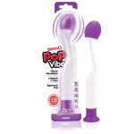SexShop - Zabawny Wyprofilowany masażer łechtaczki - The Screaming O POP Vibe  Fioletowy - online
