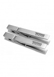Zaciski do sutków ze stali medycznej - Tom of Finland Bros Pin Stainless Steel Nipple Clamps - TF2603