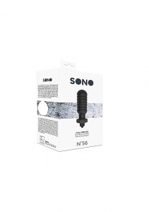 ZATYCZKA ANALNA No. 56 WIBRUJĄCA - No. 56 - Anal Vibrator - Black