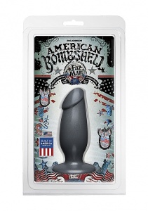 Zatyczka Analna jak penis - 0270-56-CD - Fat Man - Gun Metal 