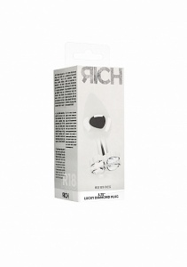 ZATYCZNA ANALNA zdobiona  3.75 Inch - Lucky Diamond Plug - 3.75 Inch - Silver