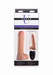 Zdalny wibrator góra-dół realistyczny - Real Thrust 7X Thrusting Remote Silicone Dildo - Real Thrust 7X - AG297
