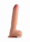 Zdalny wibrator góra-dół realistyczny - Real Thrust 7X Thrusting Remote Silicone Dildo - Real Thrust 7X - AG297