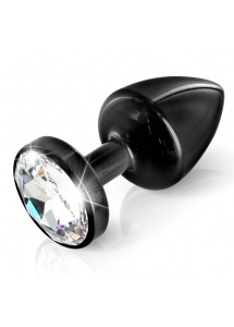 SexShop - Zdobiony plug analny - Diogol Anni Butt Plug Round Black 25 mm Okrągły Czarny - online