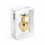 SexShop - Zdobiony plug analny - Diogol Anni Butt Plug Round Gold 35 mm Okrągły Złoty - online