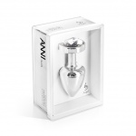 SexShop - Zdobiony plug analny - Diogol Anni Butt Plug Round Silver Plated 35 mm Okrągły Srebrny - online