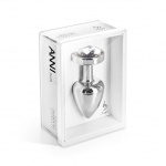 SexShop - Zdobiony plug analny - Diogol Anni Butt Plug Round Stainless Steel 35 mm Okrągły Stalowy - online