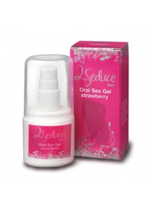 SexShop - Żel dla kobiet o smaku truskawkowym Oral Sex Gel Strawberry - online