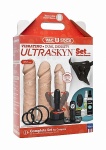 ZESTAW AKCESORIÓW DO ZABAW EROTYCZNYCH 1053-05-BX - Vibrating Dual Density ULTRASKYN Set - Vanilla