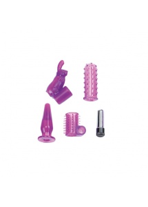 SexShop - Zestaw akcesoriów z mini wibratorem - Mini Couples Kit 4 Play  - online