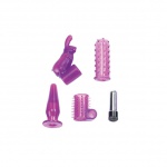 SexShop - Zestaw akcesoriów z mini wibratorem - Mini Couples Kit 4 Play  - online