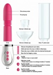 ZESTAW DLA PAR dildo,pompka-penis,łechtaczka,sutki - Thruster - 4 in 1 Rechargeable Couples Pump Kit - Pink
