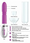 ZESTAW DLA PAR dildo,pompka-penis,łechtaczka,sutki - Thruster - 4 in 1 Rechargeable Couples Pump Kit - Purple