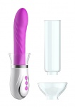ZESTAW DLA PAR dildo,pompka-penis,łechtaczka,sutki - Twister - 4 in 1 Rechargeable Couples Pump Kit - Purple
