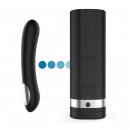 Sexshop - KIIROO wibrator Pearl 2 i masturbator Onyx 2 Czarny - Zestaw do cyberseksu na odległość - online