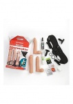 Duży Zestaw Strap-On 1051-25-BX - Dual Density Experienced Set - Flesh 