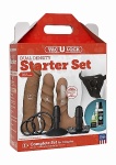 Duży Zestaw Strap-On 1051-21-BX - Dual Density Starter Set - Caramel