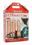 Duży Zestaw Strap-On 1051-05-BX - Dual Density ULTRASKYN Set - Flesh