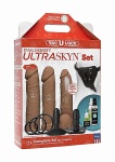 Duży Zestaw Strap-On 1051-06-BX - Dual Density ULTRASKYN Set - Caramel