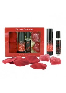 SexShop - Zestaw na romantyczny wieczór Extase Sensuel -   Coffret Rouge Tentation - online