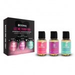 SexShop - Zestaw olejków do masażu z feromonami - Dona Scented Massage Gift Set (3 x 30 ml)  - online
