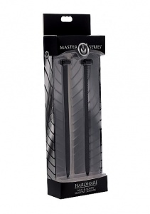 Zestaw silikonowych sond do penisa w kształcie gwoździa i śruby - czarny AF852 - Hardware Nail & Screw Silicone Sounds - Black